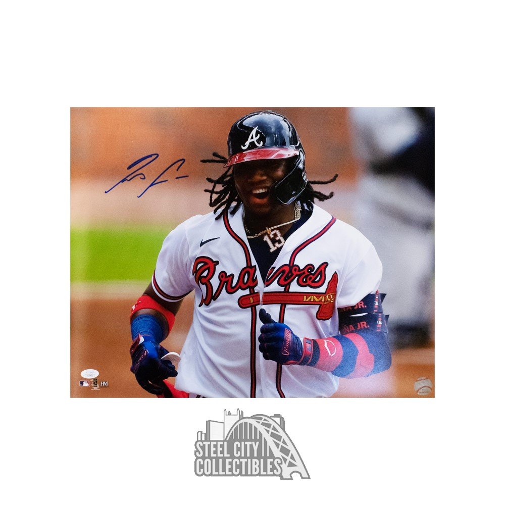 Ronald Acuna Jr Autographed Atlanta Braves 16x20 Photo - JSA COA