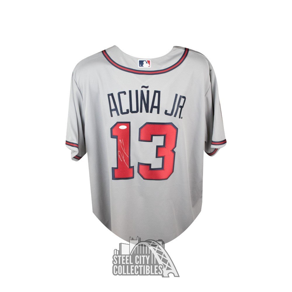 Ronald Acuna Jr Signed Custom Jersey