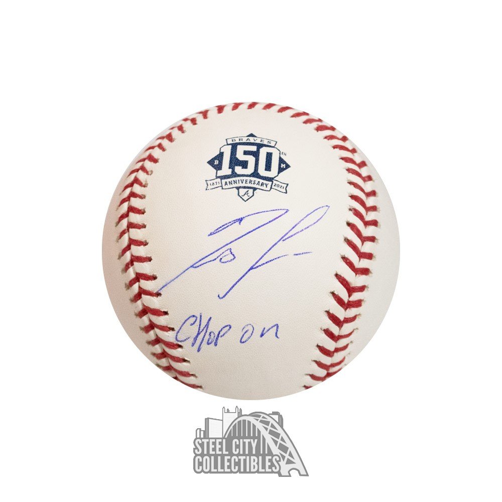 Ronald Acuna Jr Autographed Atlanta Custom Navy Baseball Jersey