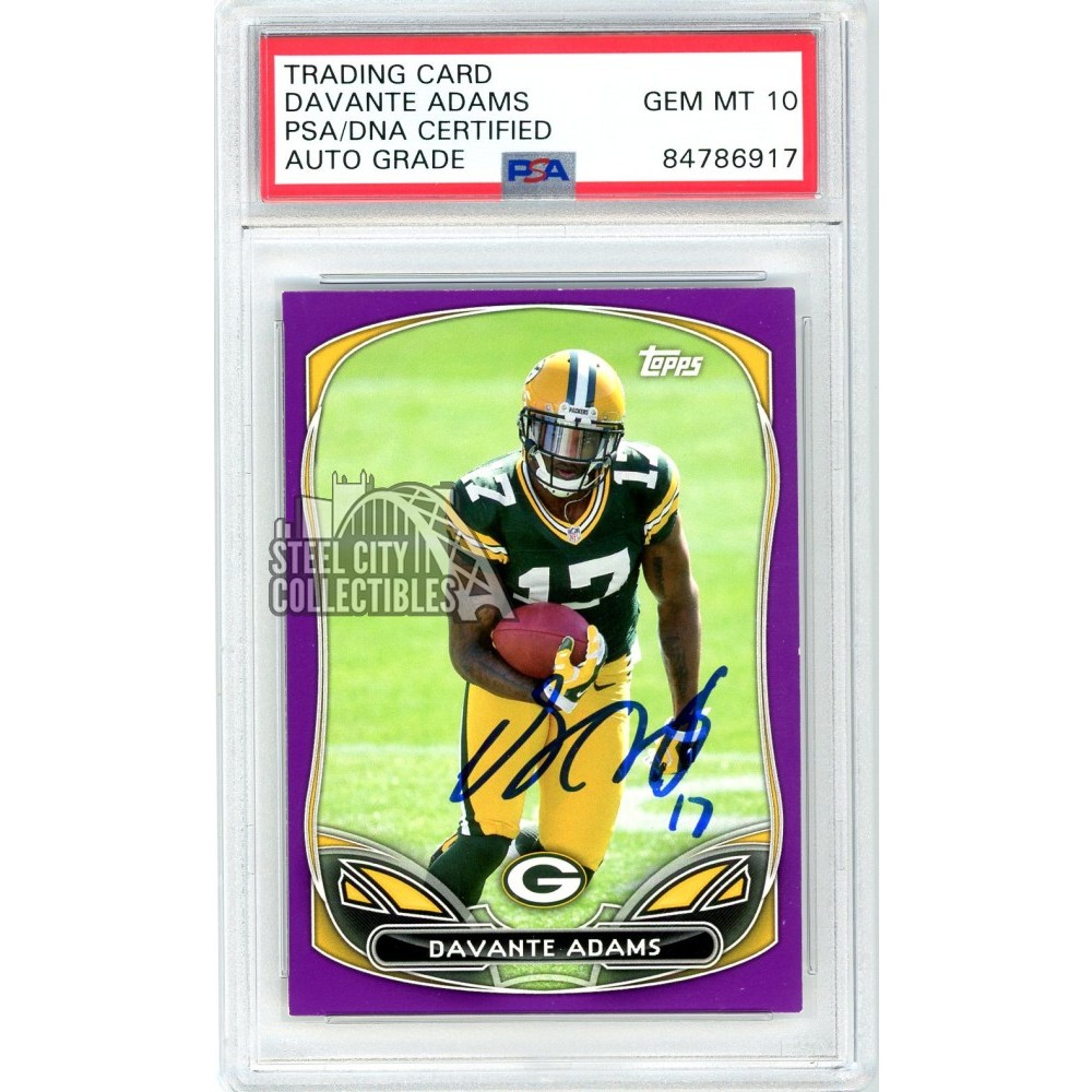 Davante Adams Autographed Signed 2014 Topps Autograph Rookie Card