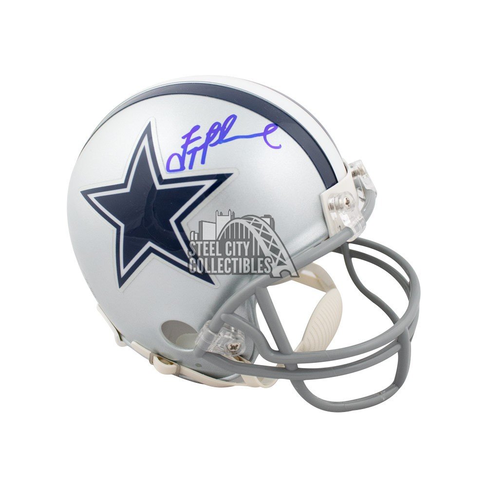 Troy Aikman Autographed Dallas Cowboys Lunar Eclipse Mini Helmet