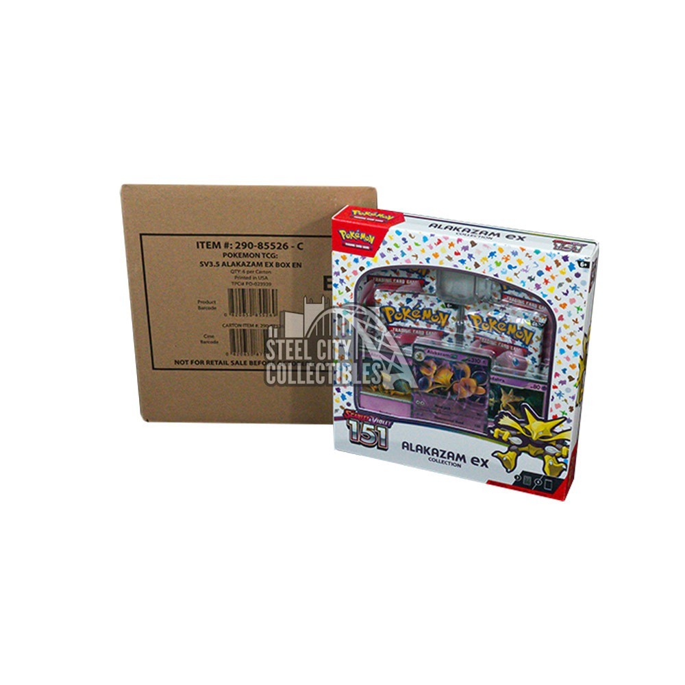 Pokemon Scarlet & Violet 151 Alakazam EX Collection Box