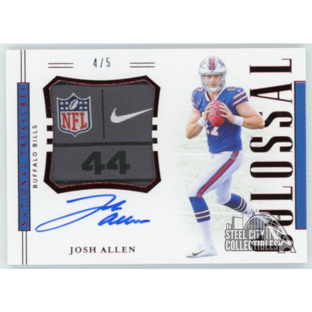 Josh Allen 2018 Panini National Treasures Colossal Rookie Tag Patch
