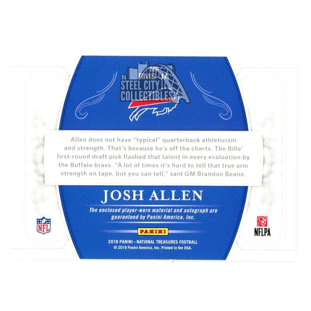 Josh Allen rookie card: National Treasures PSA 10 autograph sells