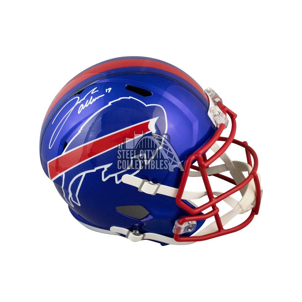 Josh Allen Buffalo Bills Signed Riddell Speed Authentic Helmet BAS Bec –  Diamond Legends Online