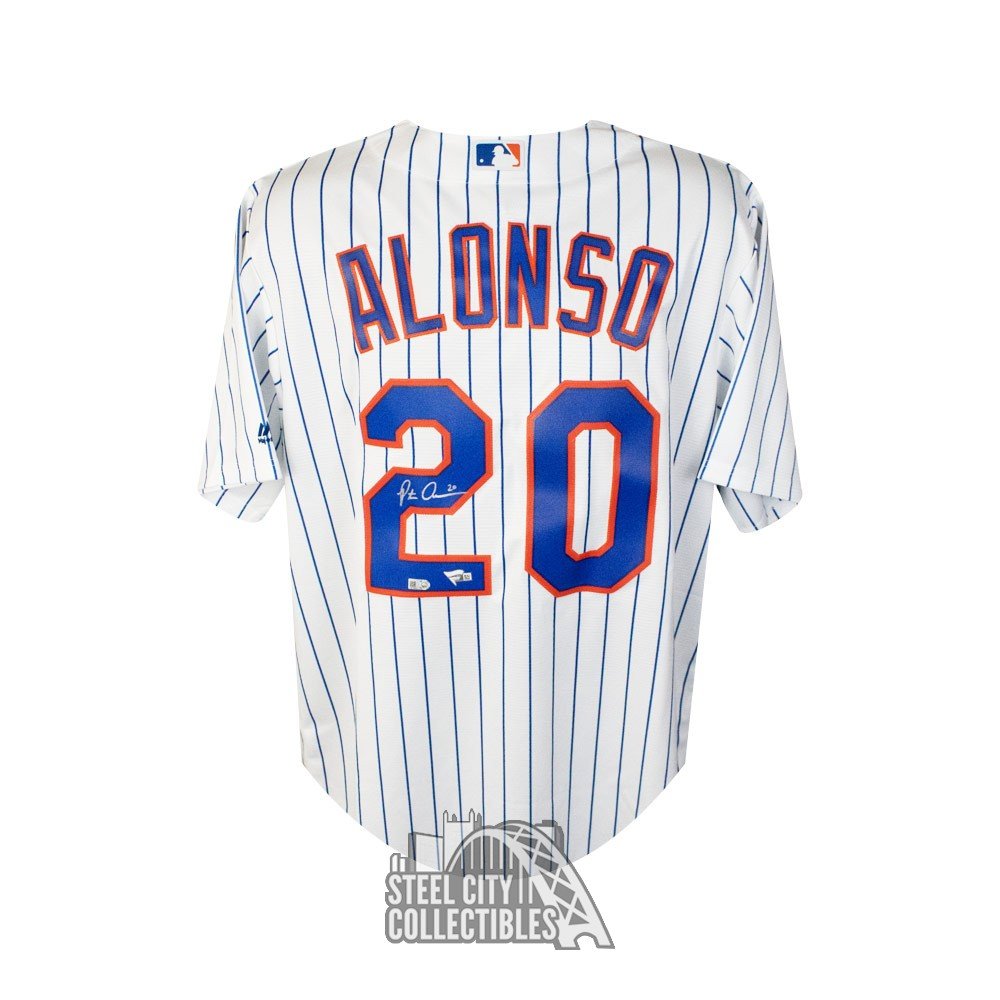 Pete Alonso New York Mets Autographed White Nike Authentic Jersey