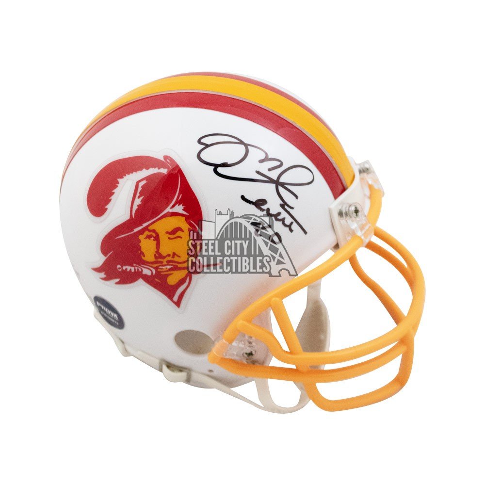 Mike Alstott Autographed Tampa Bay Buccaneers Mini Helmet –