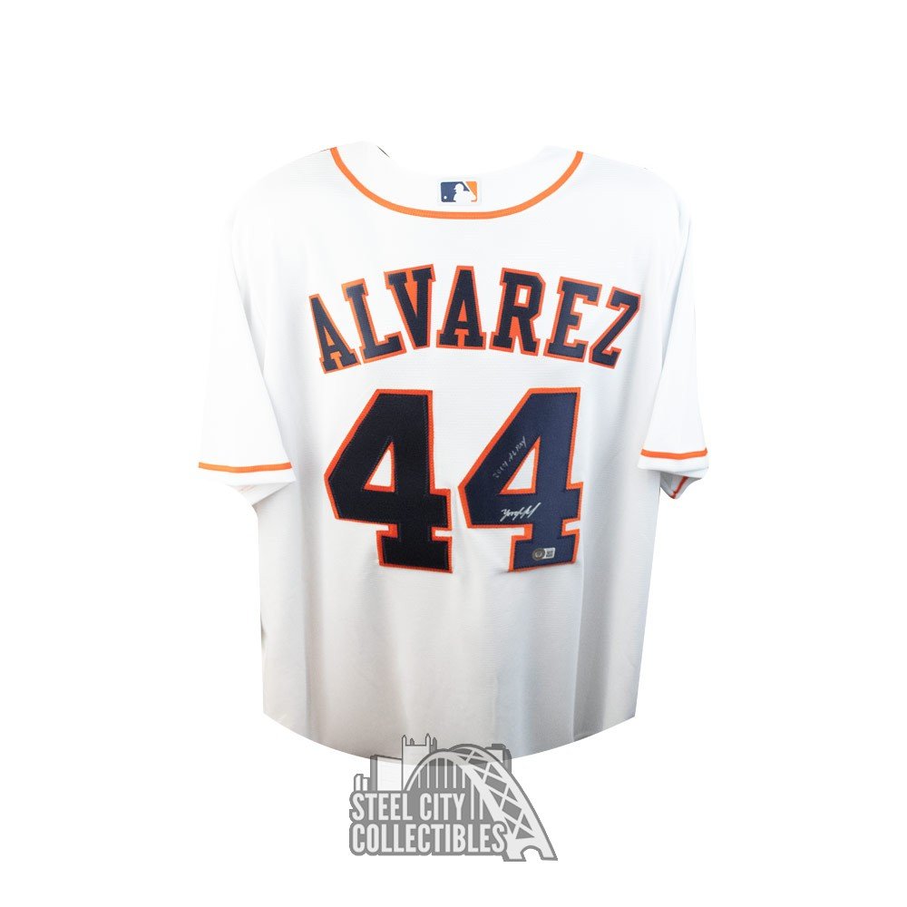 Official Yordan Alvarez Houston Astros Jersey, Yordan Alvarez Shirts,  Astros Apparel, Yordan Alvarez Gear