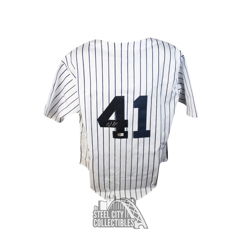 Miguel Andujar Autographed New York Custom Baseball Jersey - BAS