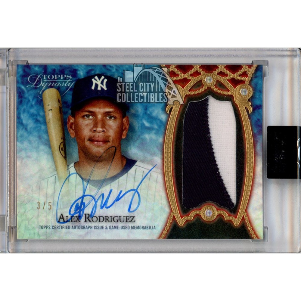 Outlet Alex Rodriguez autograph card