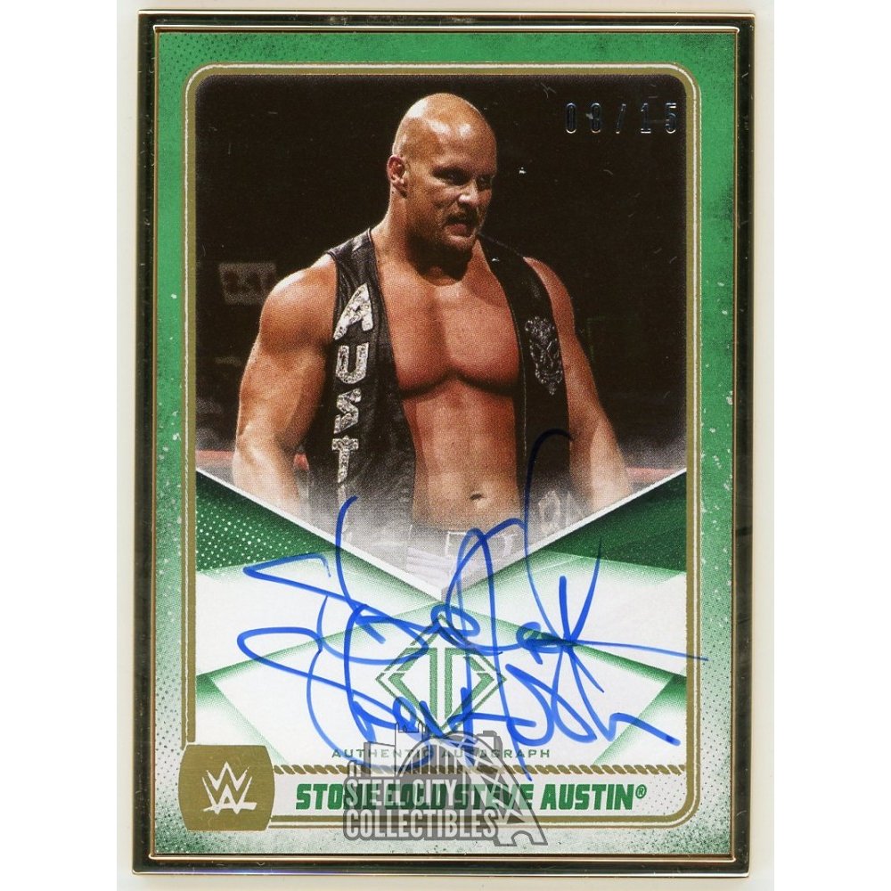 Stone Cold Steve Austin 2020 Topps Transcendent WWE Autographed Card ...