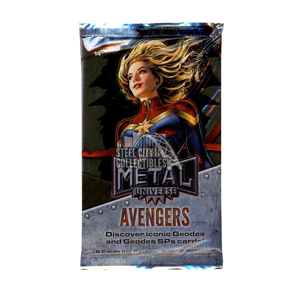 2024 Upper Deck Marvel Skybox Metal Universe Avengers Hobby Pack ...