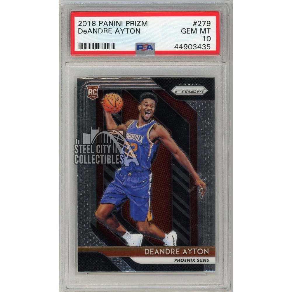 DeAndre Ayton 2018-19 Panini Prizm Rookie Card #279 PSA 10 Gem