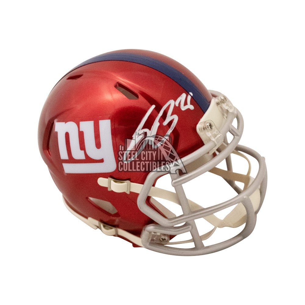 New York Giants Autographed Helmets, Replica Helmets, Mini Helmets