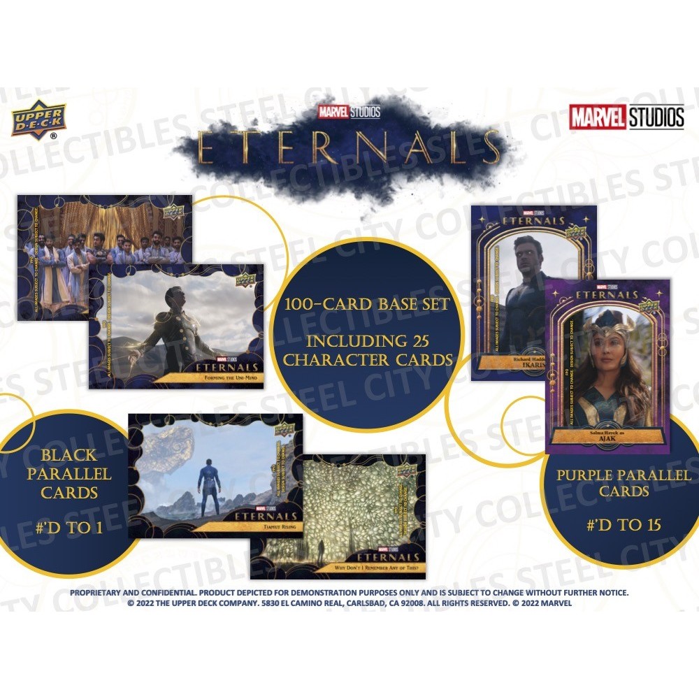 2023 Upper Deck Marvel Eternals Hobby 12-Box Case | Steel City 