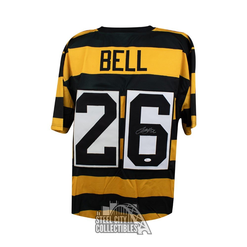 Le'Veon Bell Autographed Custom Bumblebee Football Jersey - JSA COA