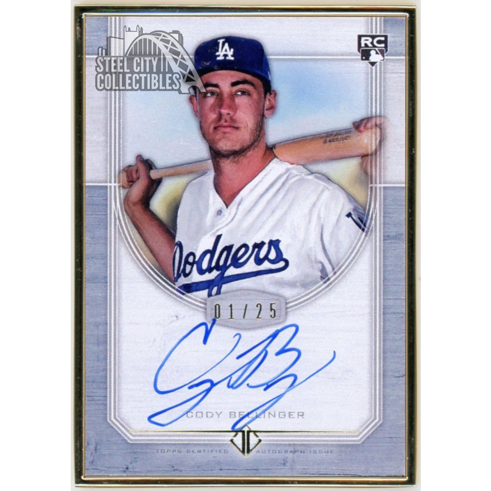 Cody Bellinger 2017 Topps Transcendent Baseball Autograph Rookie Card RC  1/25