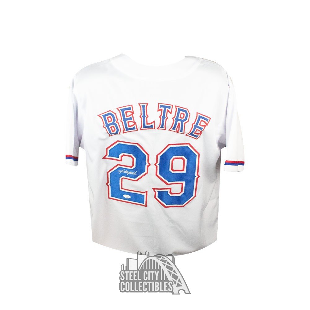 Adrian Beltre Signed & Hand Painted Jersey