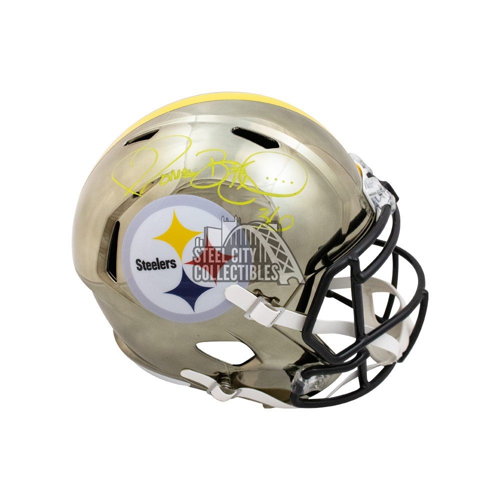 Jerome Bettis Signed Pittsburgh Steelers Speed Eclipse NFL Mini Helmet