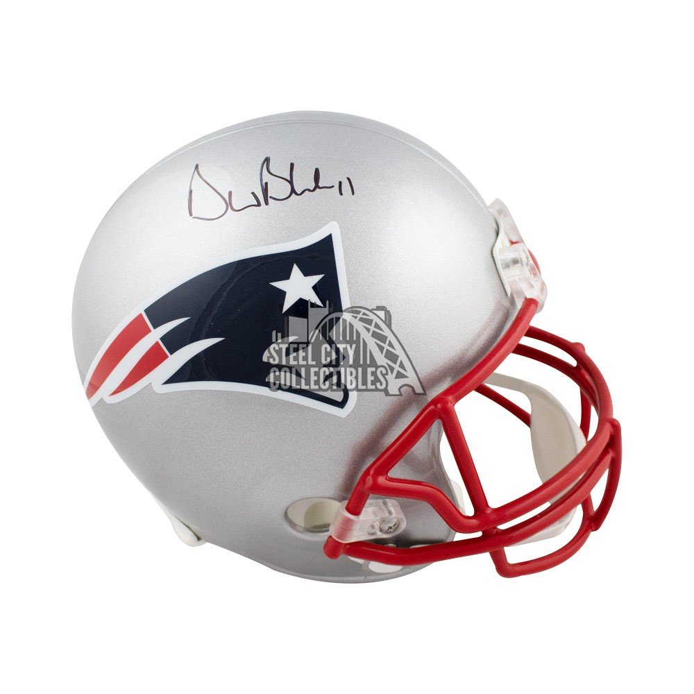 Drew Bledsoe Signed New England Patriots FS Helmet Autographed BAS COA –  Zobie Productions