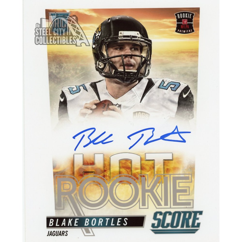 Blake Bortles Autographed 2014 Score Hot Rookies 8x10 Photo