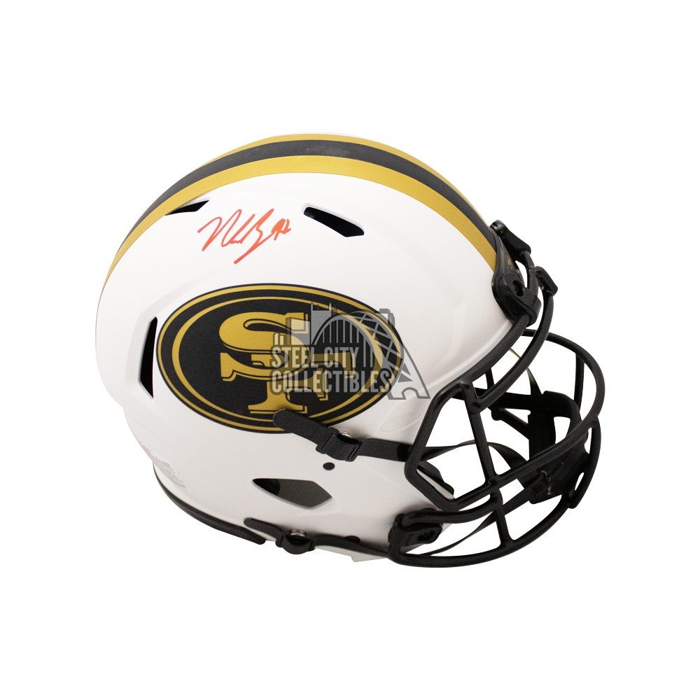 Nick Bosa Autographed 49ers Lunar Eclipse Authentic Full-Size Football  Helmet - BAS COA