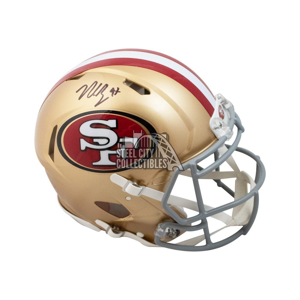 Nick Bosa Autographed 49ers Speed Authentic Full-Size Football Helmet - BAS  COA