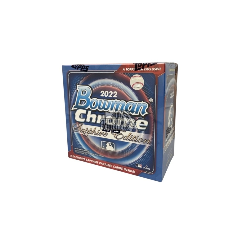 2022 Bowman Chrome Baseball Sapphire Edition 4Box Random MLB Division