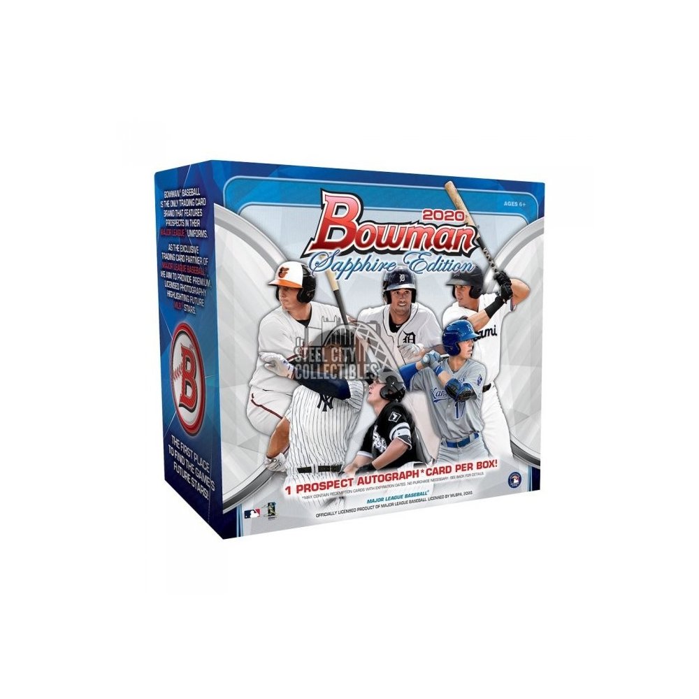 2020 Bowman Draft Baseball Sapphire Edition 4Hobby Box Random Division