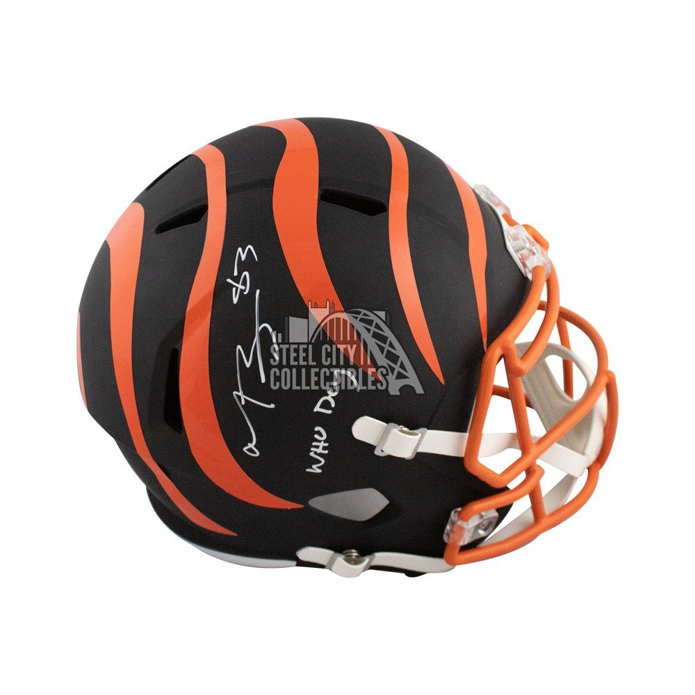 TJ Houshmandzadeh Cincinnati Bengals Autographed Speed Mini Helmet