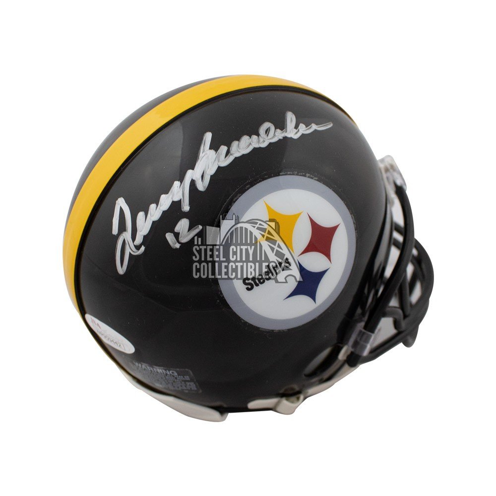 Terry Bradshaw Signed Steelers Mini Helmet (JSA COA)