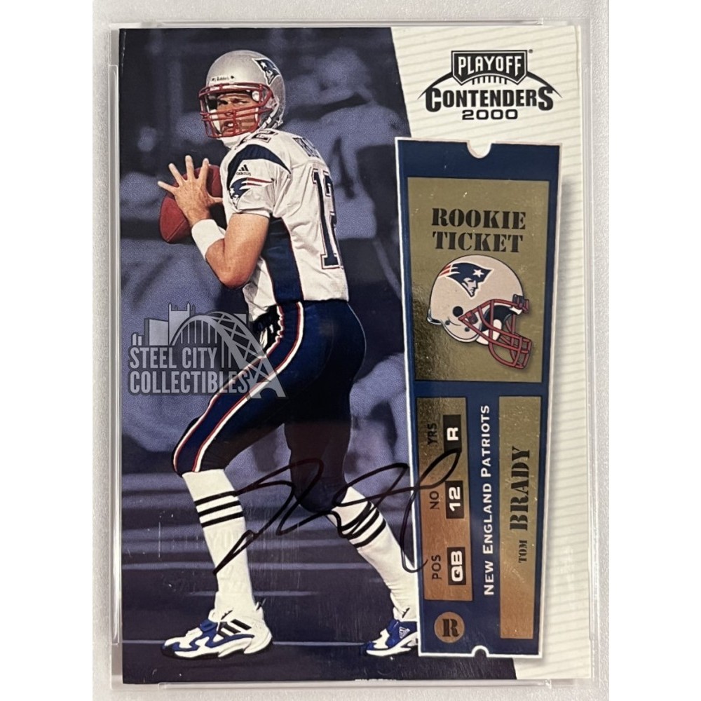 Lot Detail - 2000 Playoff Contenders #144 Tom Brady Signed Rookie Card -  BGS MINT 9/BGS 10