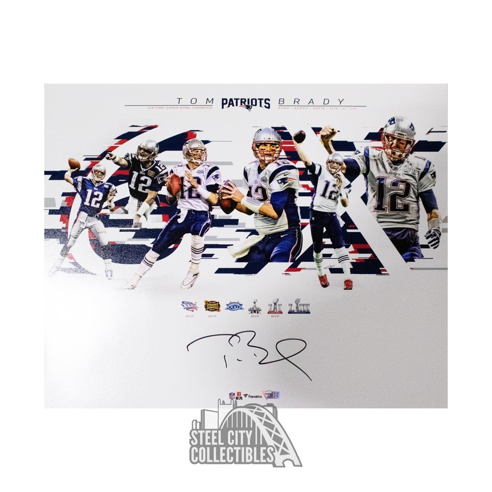 Tom Brady Signed 16x20 Photo (Fanatics LOA)