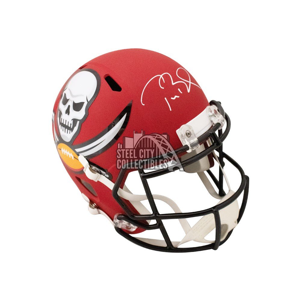 Tom Brady Autographed Buccaneers AMP Replica Full-Size Football