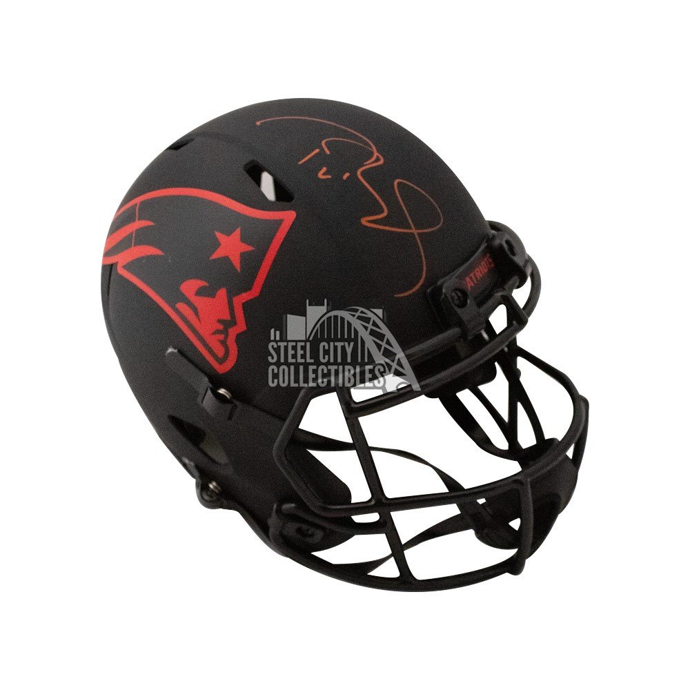 Tom Brady Autographed Patriots Eclipse Replica Full-Size Football Helmet -  Fanatics LOA