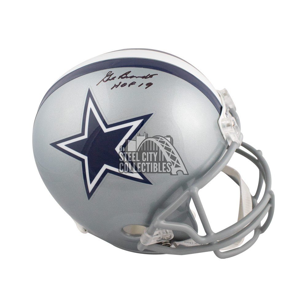 Gil Brandt HOF 19 Autographed Dallas Cowboys Mini Football