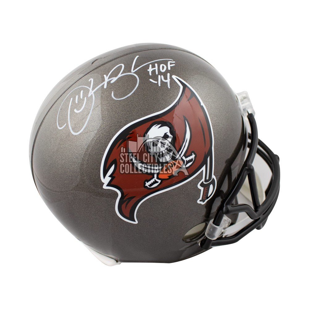 Derrick Brooks Autographed Buccaneers Full-Size Football Helmet - JSA COA  (5 Inscriptions)