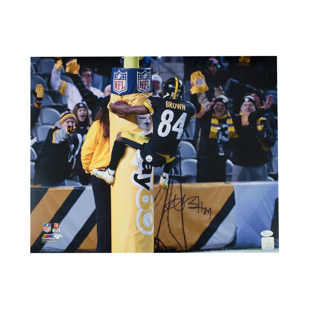 Antonio Brown Autographed/Signed Pittsburgh Steelers 16x20 Photo