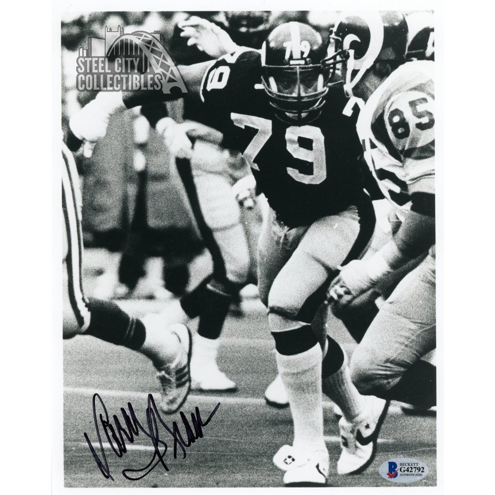 Larry Brown Autographed Pittsburgh Steelers 8x10 Photo - BAS COA