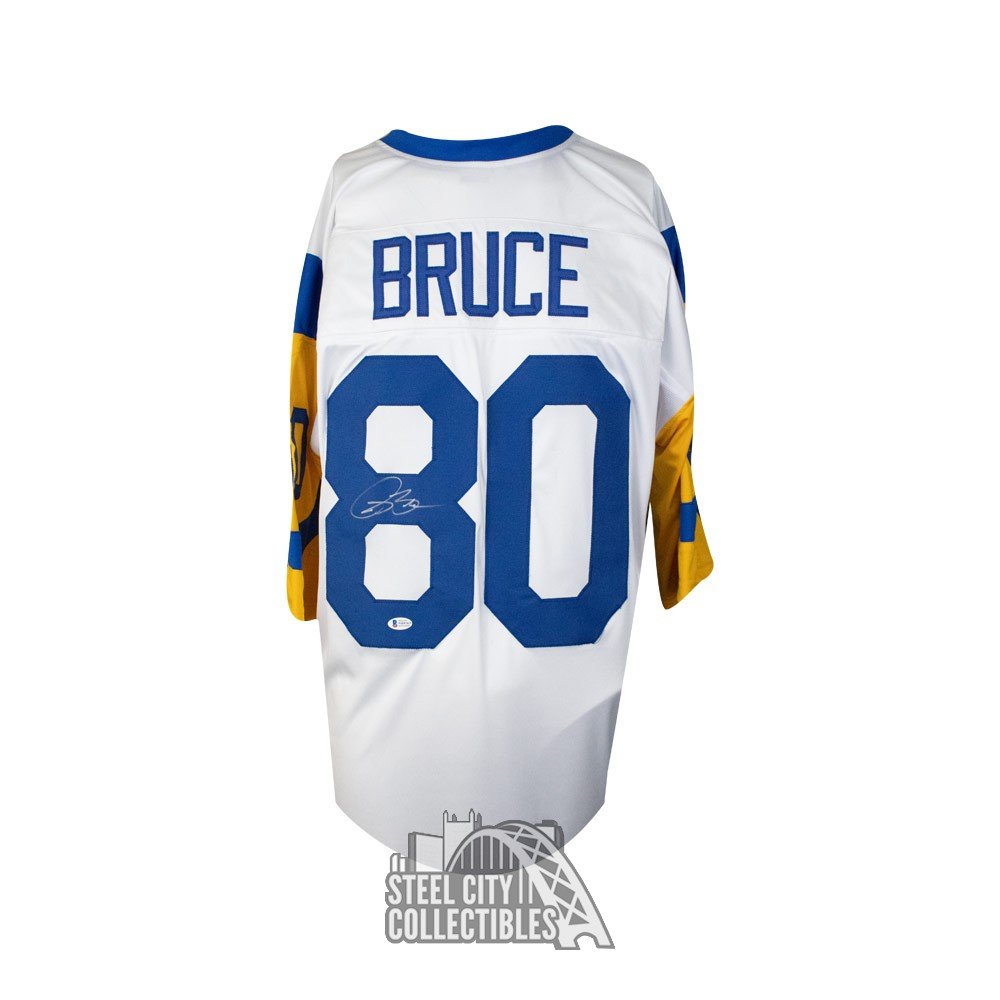 L.A. Rams Isaac Bruce Autographed Signed Jersey Beckett Coa