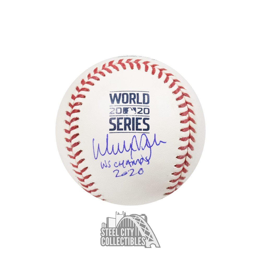 Walker Buehler Autographed Official MLB Baseball. MLB Authentication.