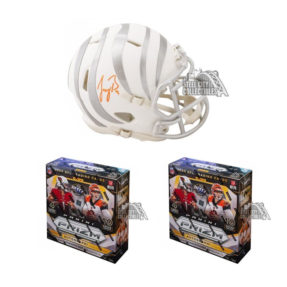 Joe Burrow autographed Cincinnati Bengals White Mini Helmet - Fanatics –  Sports World Card Shop