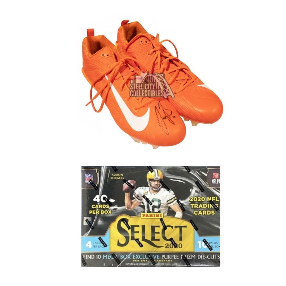 2020 Panini Select Football Mega Box - Purple Prizm Die Cuts Random  Division Group Break - Prize - Joe Burrow Autographed Nike Alpha Menace  Orange Football Cleats - Fanatics #1 - CHRIS