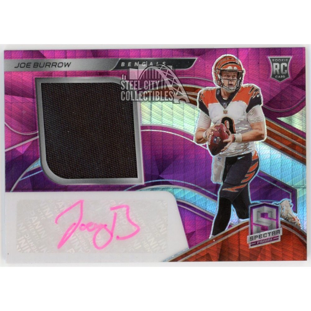 Rookie Gear Jersey Pink Joe Burrow Prizm Patch Card