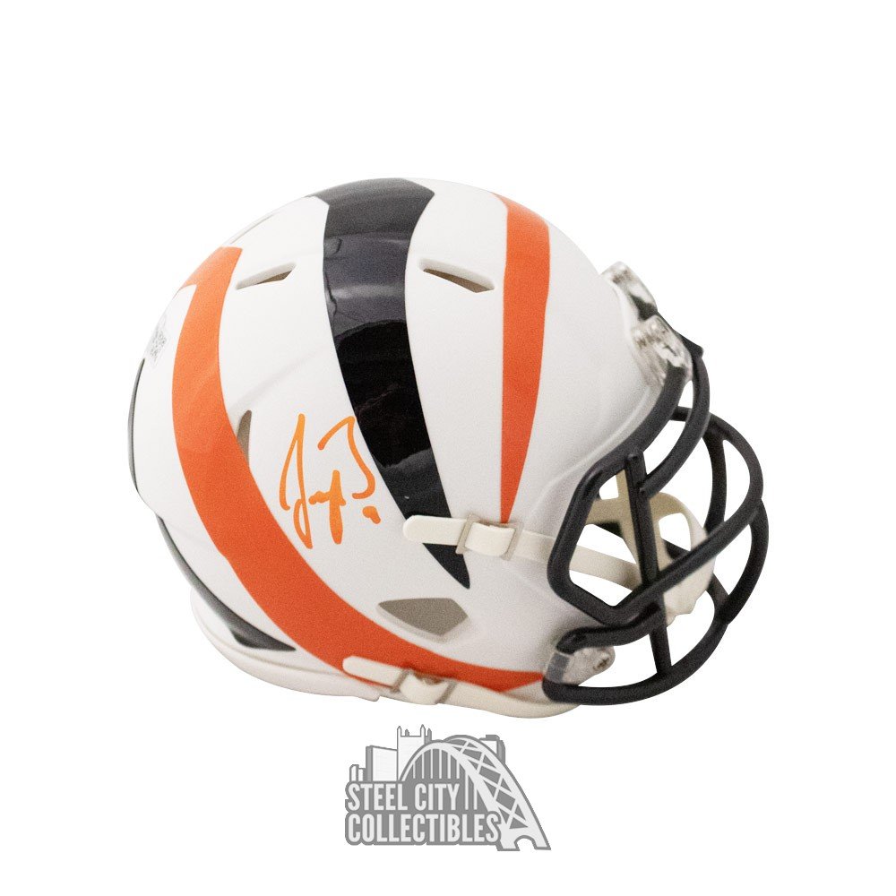 Shop Joe Burrow Cincinnati Bengals Autographed Orange Full Size