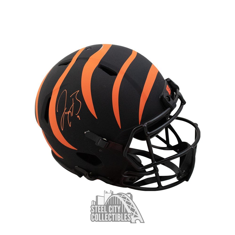 Joe Burrow Signed Bengals LE Full-Size Authentic On-Field Speed Helmet  Hand-Painted Art by Charlie Turano III (Fanatics Hologram)