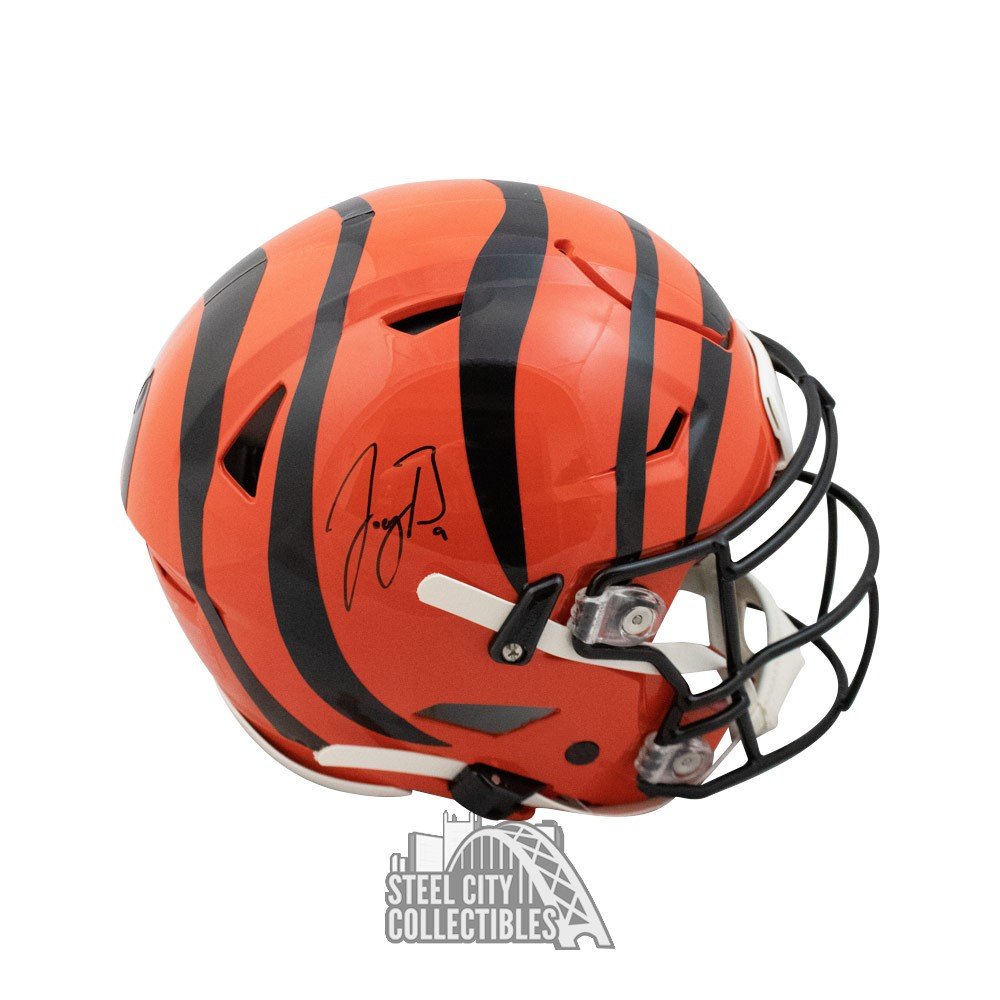 Joe Burrow Autographed Cincinnati Bengals Orange Full Size Replica