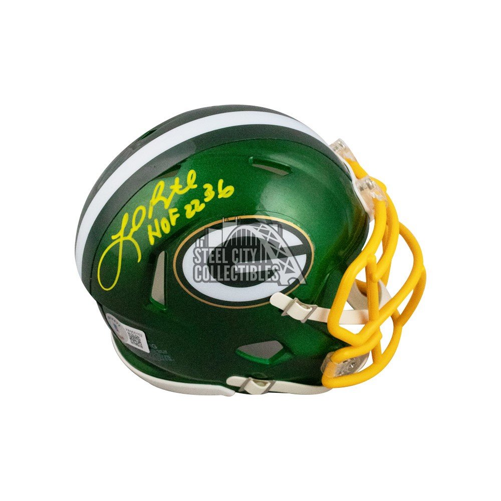 Leroy Butler Autographed Green Bay Packers Mini Speed Helmet Inscribed HOF  22