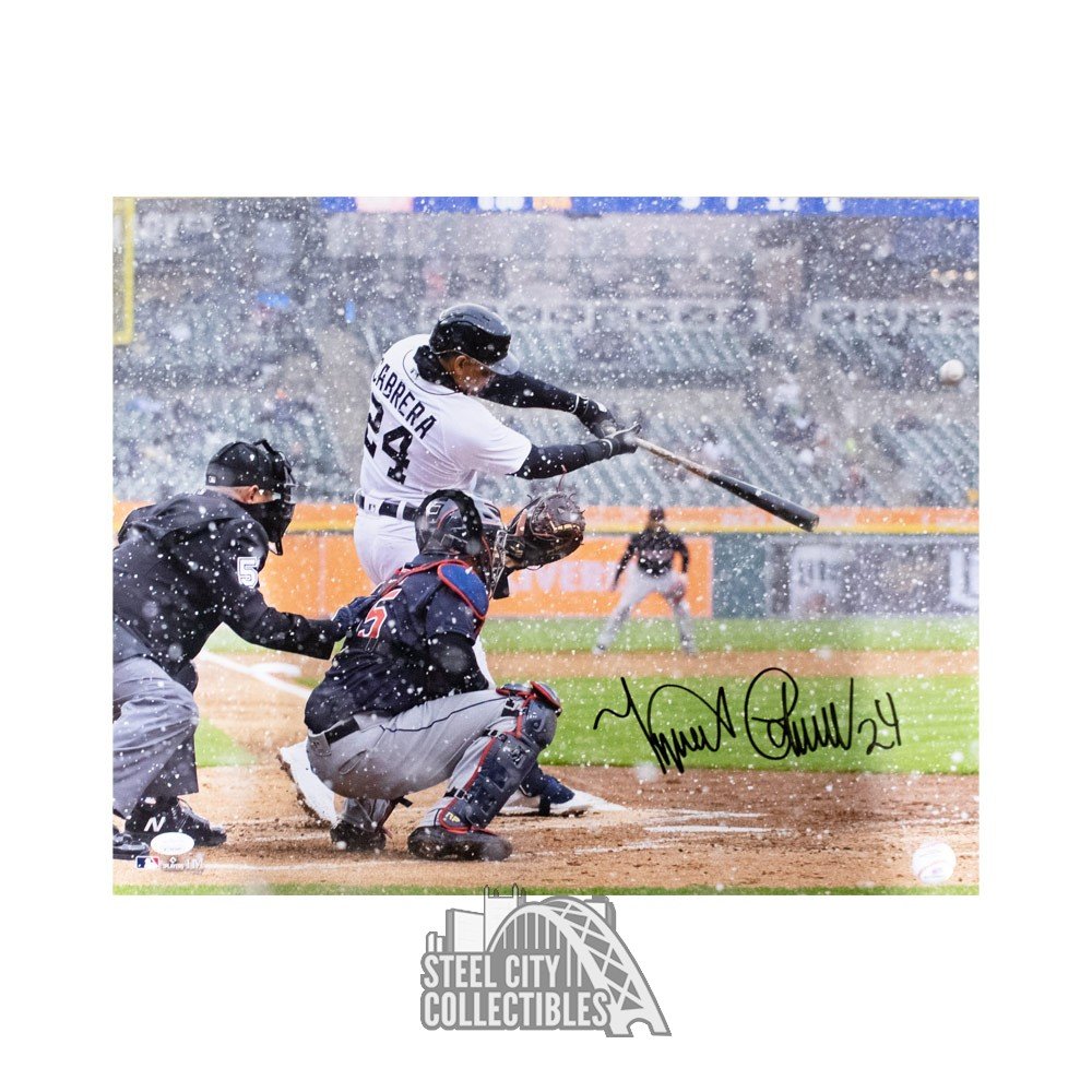 Miguel Cabrera Autographed Card With COA 