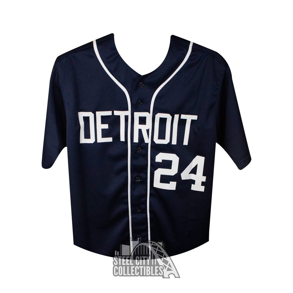 Miguel Cabrera Autographed Detroit Custom Blue Baseball Jersey